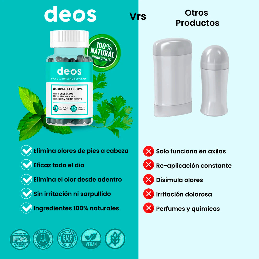 ¿Cansado de tener mal aliento u oler mal al sudar?😭