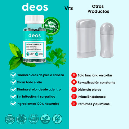 ¿Cansado de tener mal aliento u oler mal al sudar?😭