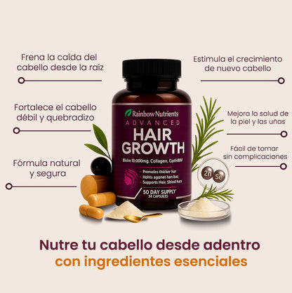 Estrés diario + mala Alimentación = 😖💥 cabello frágil.
